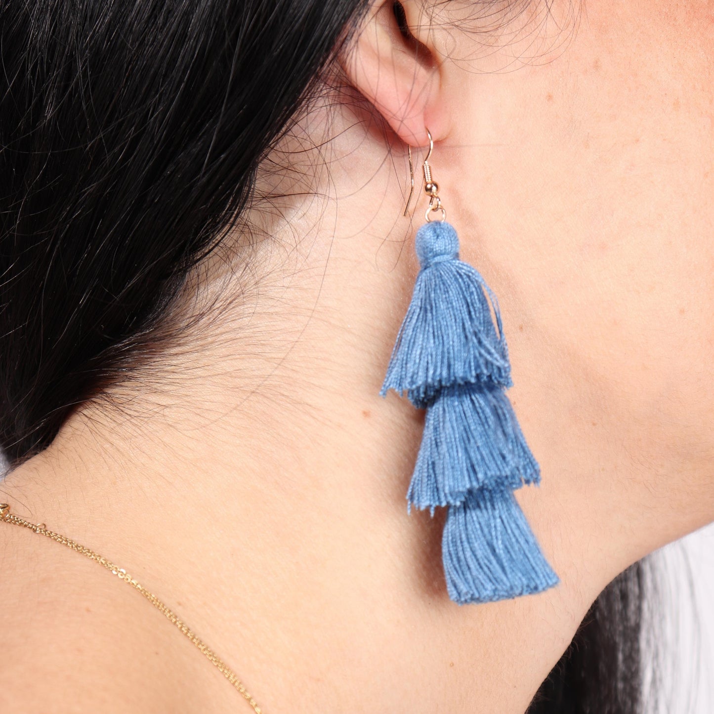 BRANDS & BEYOND Womens Jewelry Blue Casual Earrings