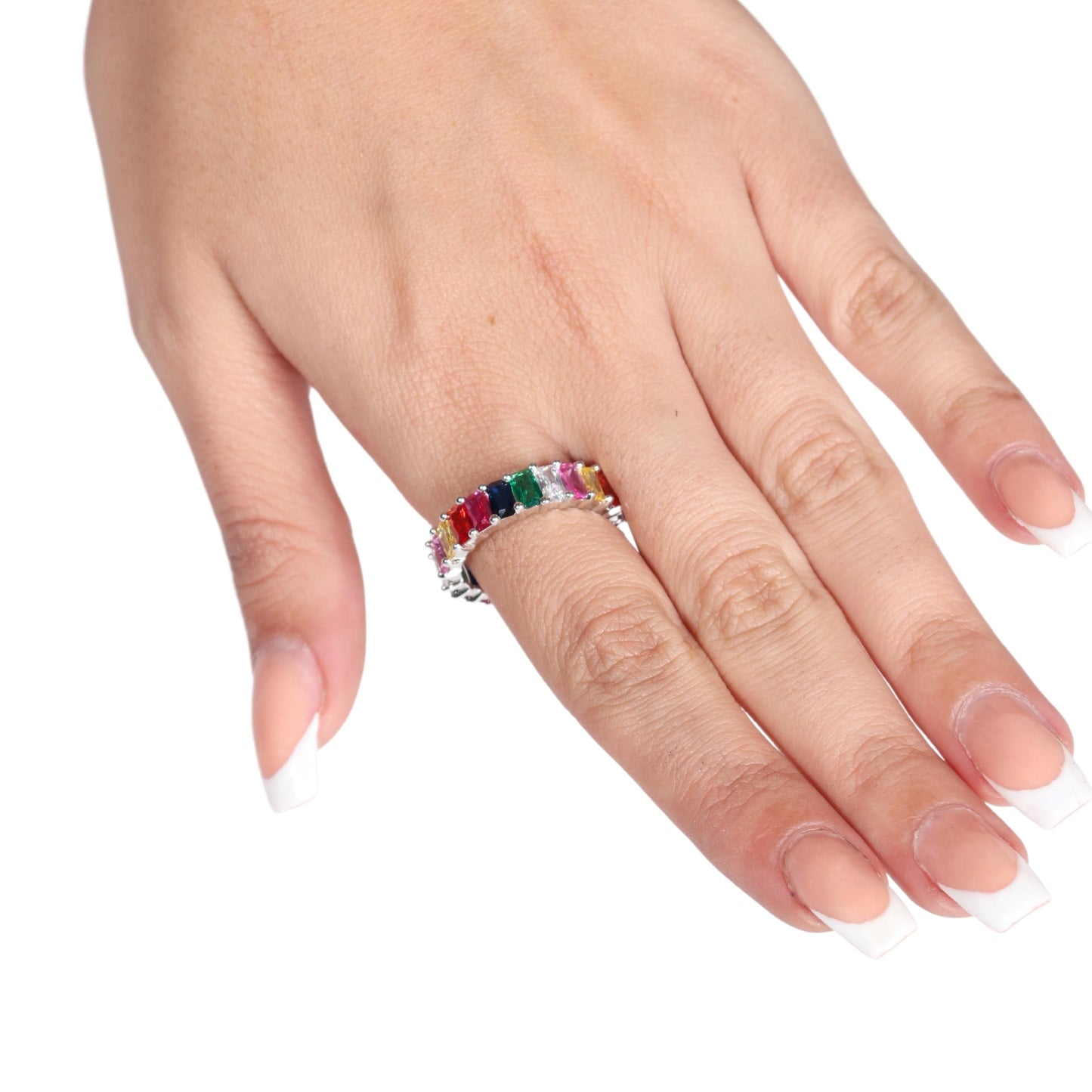 BRANDS & BEYOND Womens Jewelry Multi-Color Stylish Ring