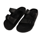 BRANDS & BEYOND Womens Shoes 41 / Black Adjustable Strap Slipper