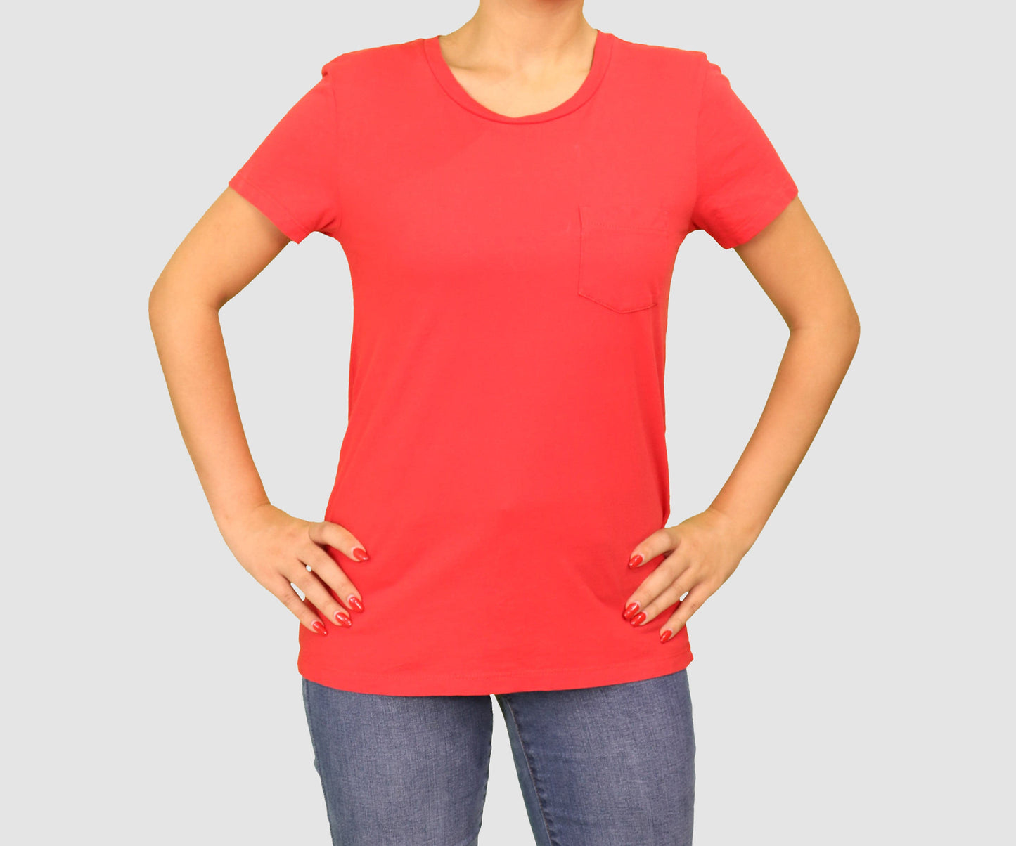 BRANDS & BEYOND Womens Tops XS / Red Short Sleeve Top
