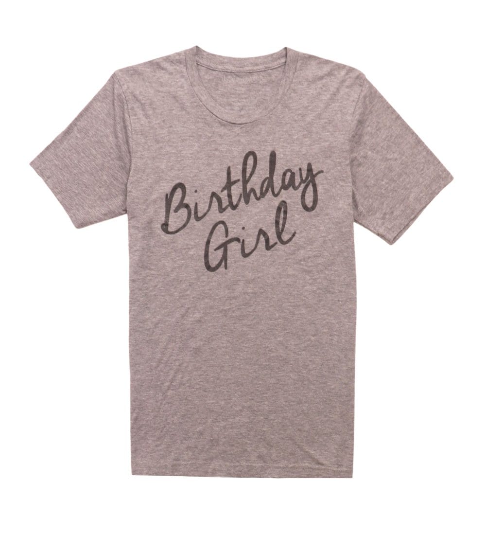 BRANDS & BEYOND Womens Tops S / Dark grey Special T-Shirt For The Birthday Girl