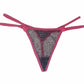 BRANDS & BEYOND womens underwear Medium / Fuchsia Leopard T-String