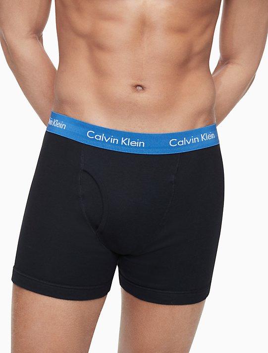 CALVIN KLEIN Mens Underwear S / Black Cotton Boxer