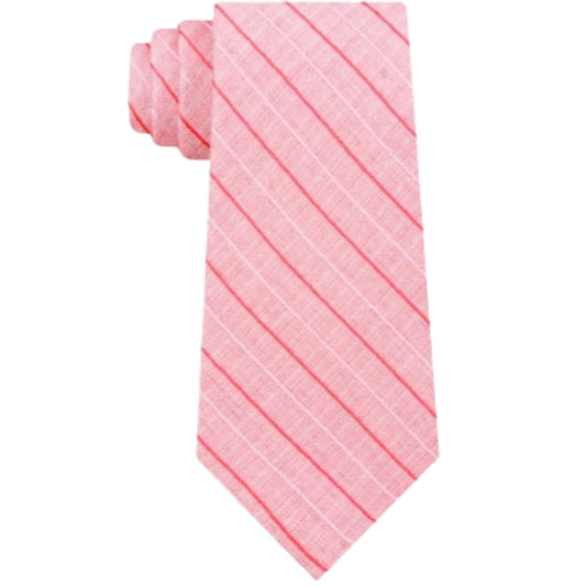 CALVIN KLEIN Ties One-Size / Pink CALVIN KLEIN -  Bold Life Slim Stripe Tie