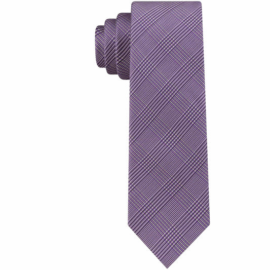 CALVIN KLEIN Ties One-Size / Purple CALVIN KLEIN - Tech Glen Plaid Tie