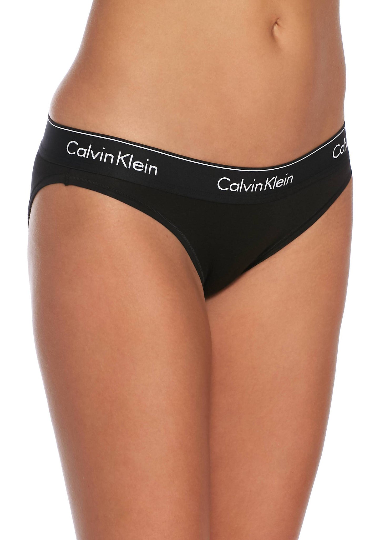 CALVIN KLEIN womens underwear Small / Black Modern Cotton Bikini