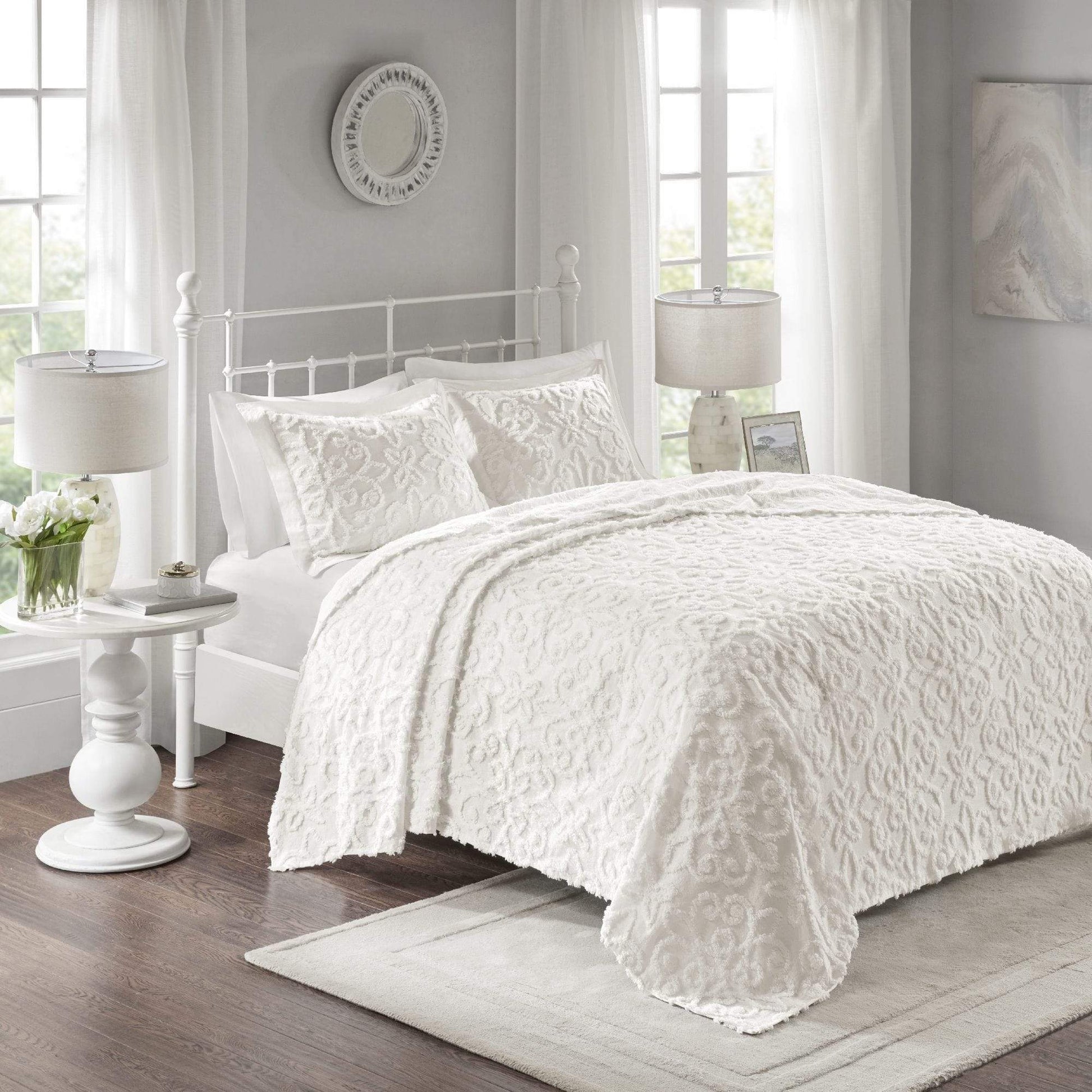 Cannon Bed & Bath Full/Queen / White Cannon - Full Queen White Bedspread
