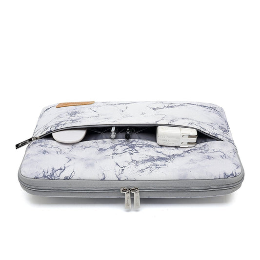 CANVASLIFE Laptops & Accessories White CANVASLIFE - Marble Pattern 360 Degree Protective Waterproof Laptop