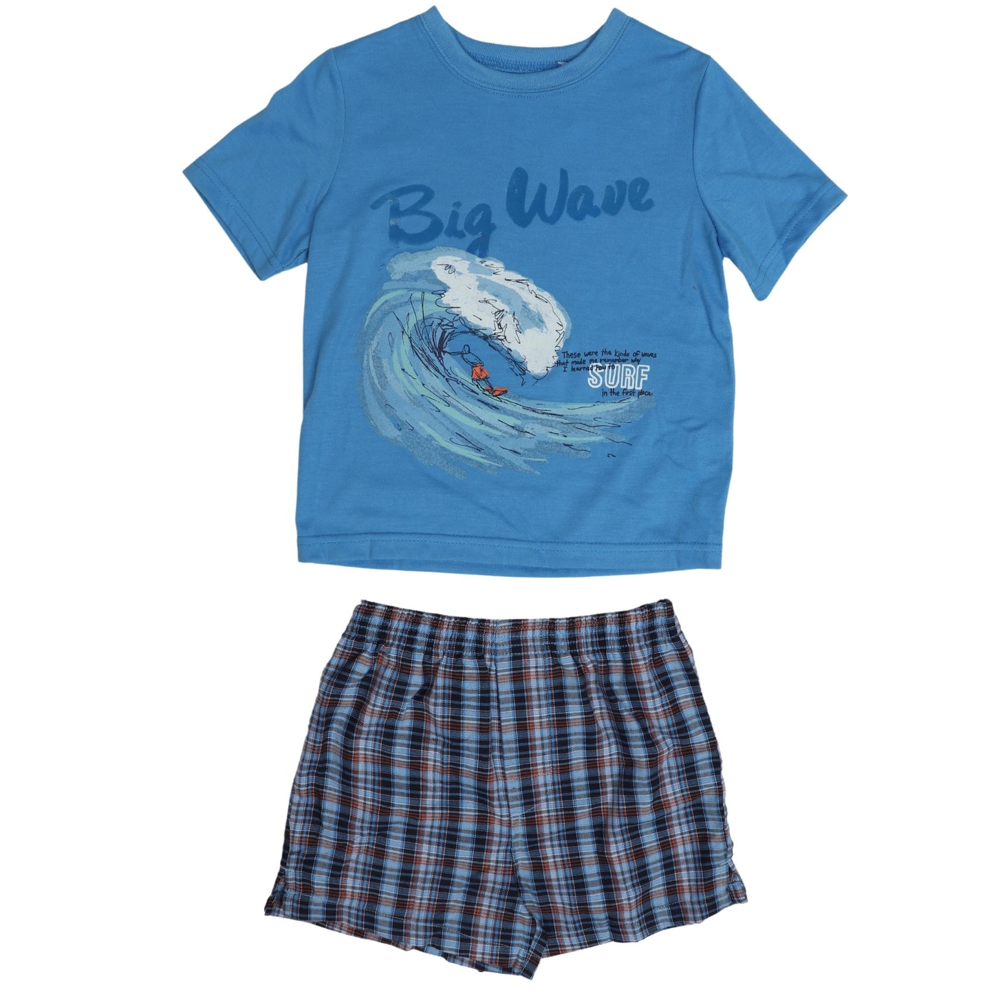 CARTER'S Baby Boy 3 Years / Blue CARTER'S - Big Wave Pajama Set