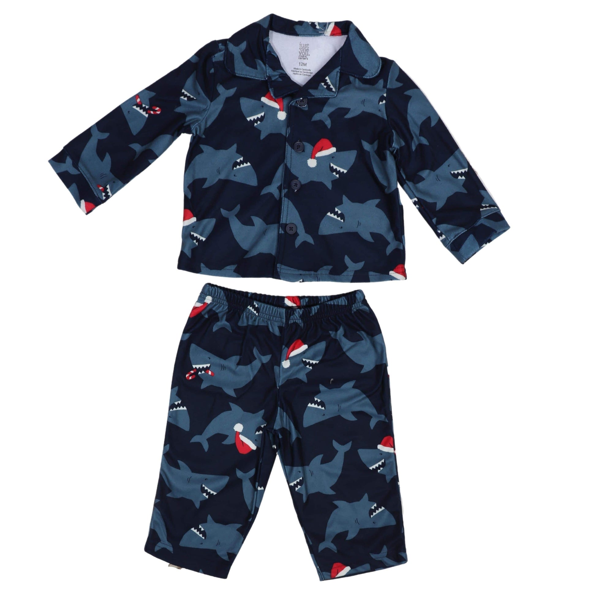 CARTER'S Baby Boy 12 Month / Navy CARTER'S - Printed Pajama Set