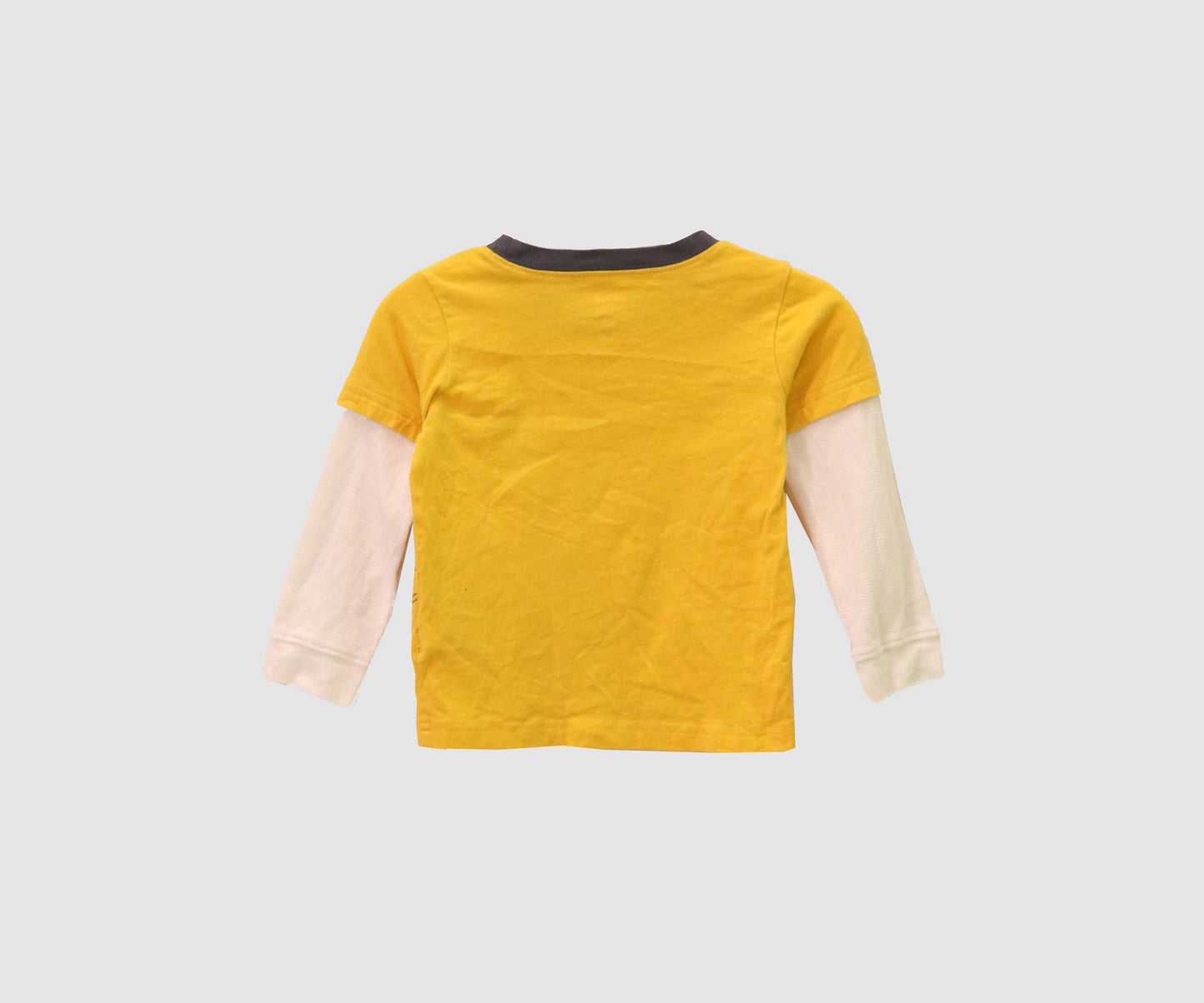 Carter's Baby Boy 24 Months / Yellow / White Long Sleeve Top
