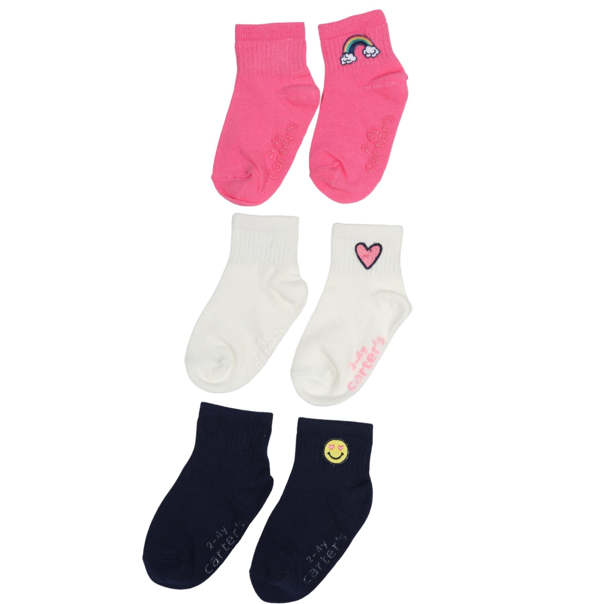 CARTER'S Clothing Accessories 2-4 Years / Multi-Color CARTER'S - Printed Three Pairs Of Socks