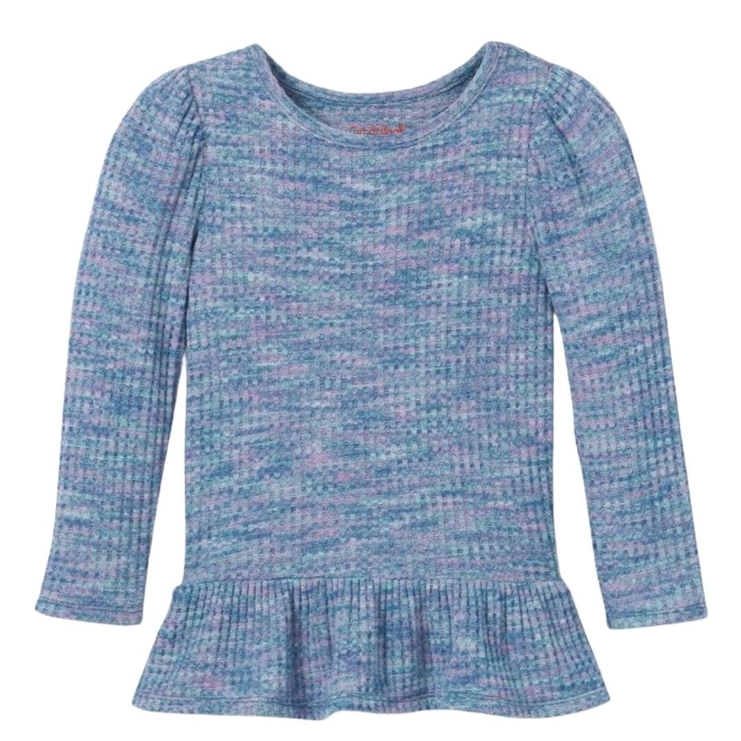 CAT & JACK Baby Girl 2 Years / Multi-Color CAT & JACK -Baby - Textured Cozy Waffle Long Sleeve