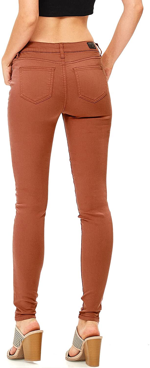 CELEBRITY PINK Womens Bottoms Mid-Rise Jeggings Fit Skinny Pants