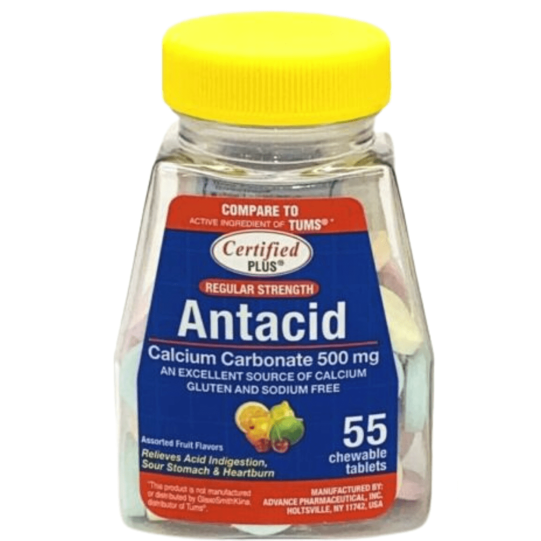 CERTIFIED Health Care CERTIFIED - Plus Antacid Chewable Tablets