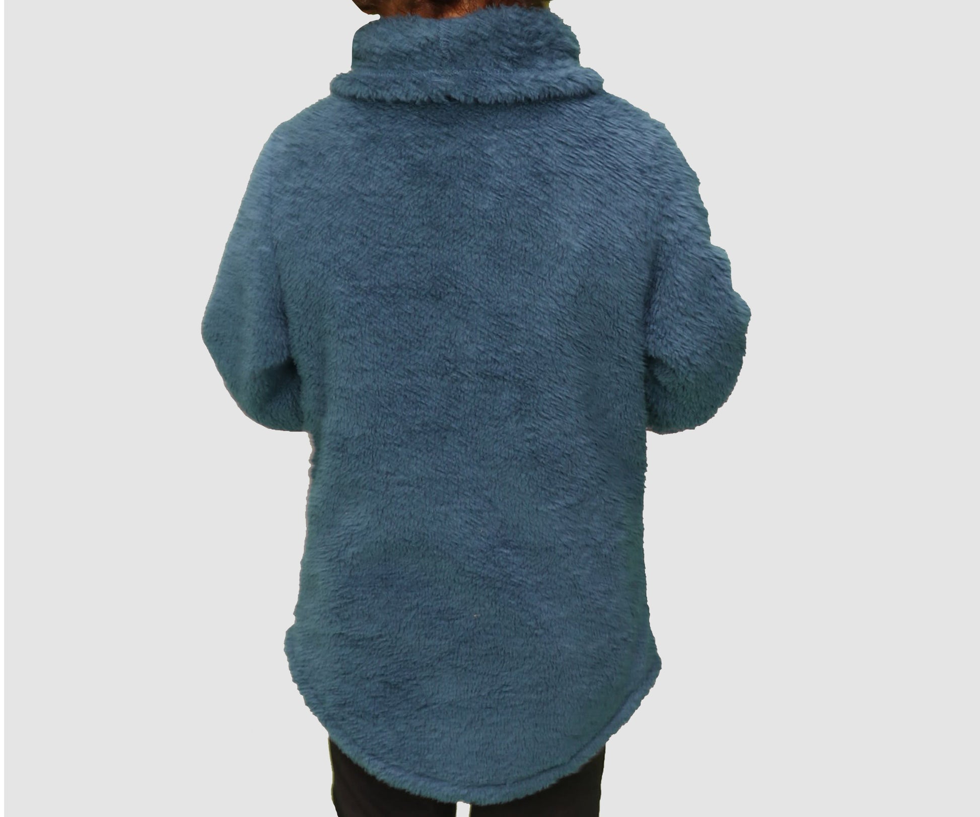 CHAMPION Apparel 4-5 Years / Teal High Neck Long Sleeve Top