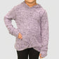 CHAMPION Girls Tops XS / Purple CHAMPION - Long Sleeve Front Knot Wrap Sweater