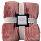 CHARTER CLUB Bed & Bath Coral Pink CHARTER CLUB - Coral Plush Blanket
