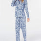 Charter Club Womens Bottoms L Super Soft Textured Fleece Pajamas - 2 Pieces