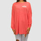 Chicka~d Womens Tops L / Red Long Sleeve Top