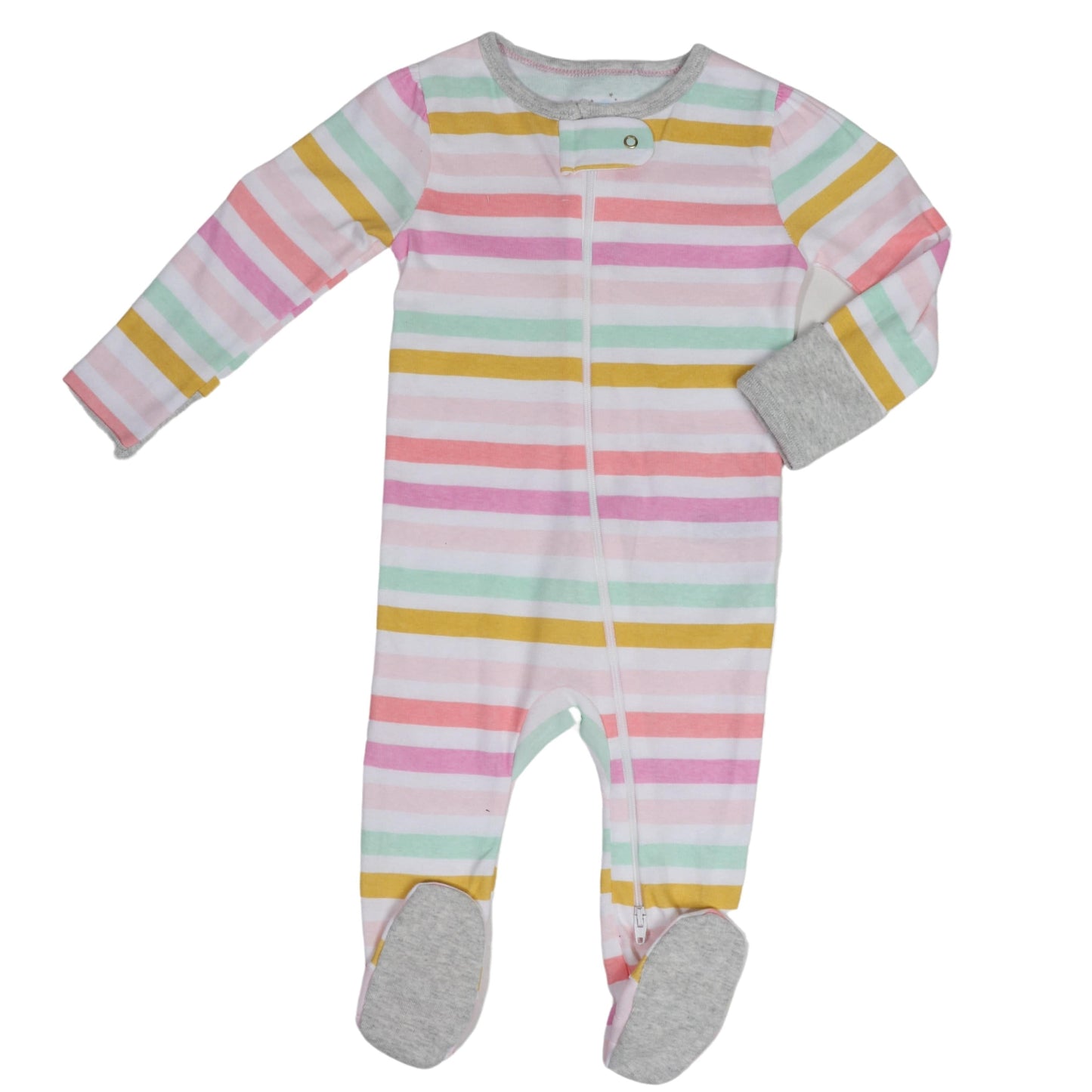 CLOUD ISLAND Baby Girl 6-9 Month / Multi-Color CLOUD ISLAND - Baby - Stripped Overall