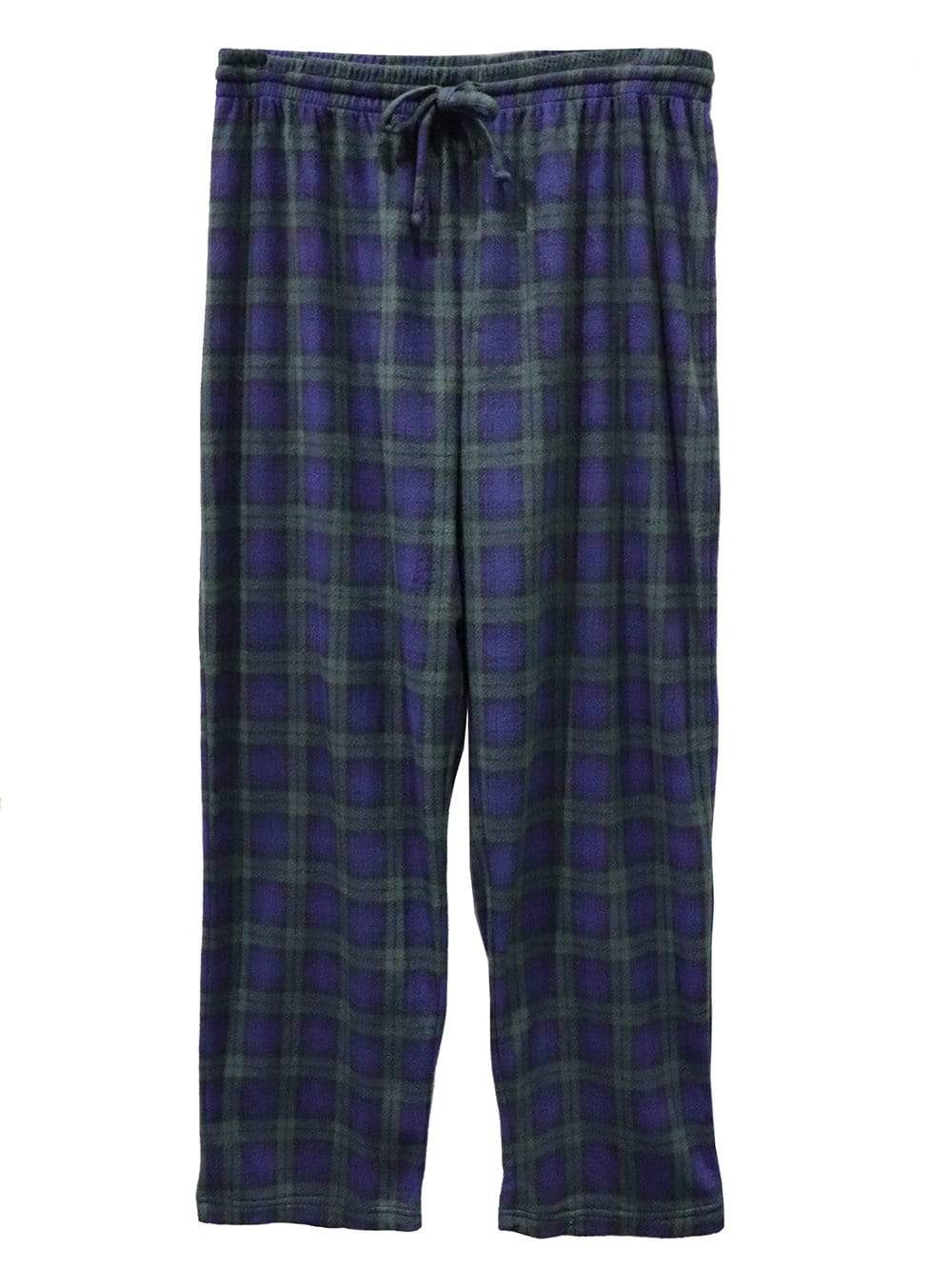 CLUB ROOM Mens Bottoms X-Large / Navy CLUB ROOM - Fleece Pajama Plaid Lounge Pants