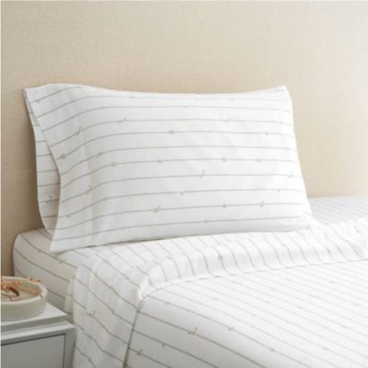 COASTAL LIFE Comforter/Quilt/Duvet Full / White COASTAL LIFE - 300-Thread-Count Full Sheet Set