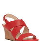 Cole Haan Womens Shoes 37.5 / Aura Orange Cole Haan - Penelope Wedge Sandal