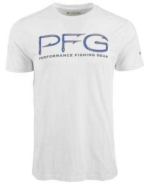Columbia Mens Tops White / X_Large PFG Hooks T-Shirt