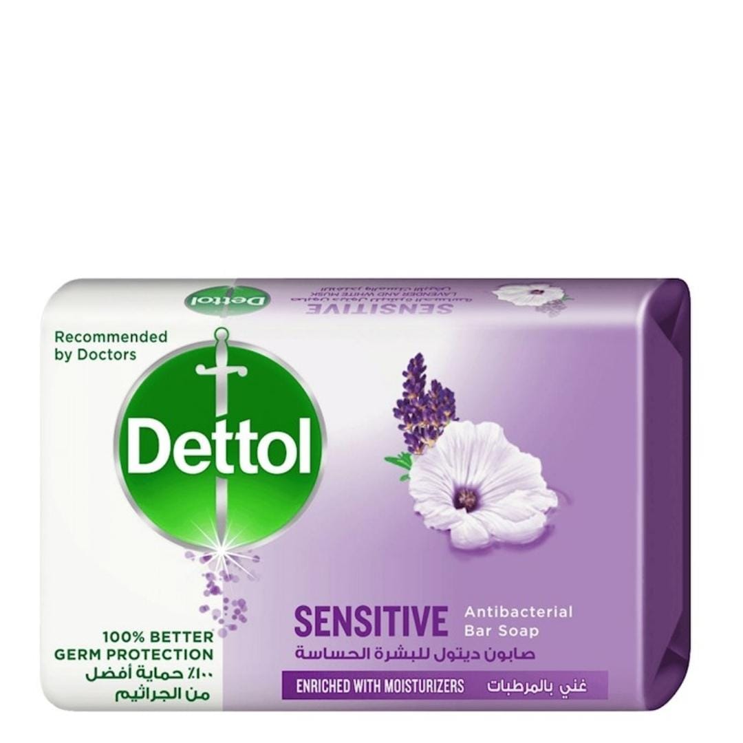 DETTOL Bath & Shower DETTOL - Antibacterial Soap Sensitive 120G
