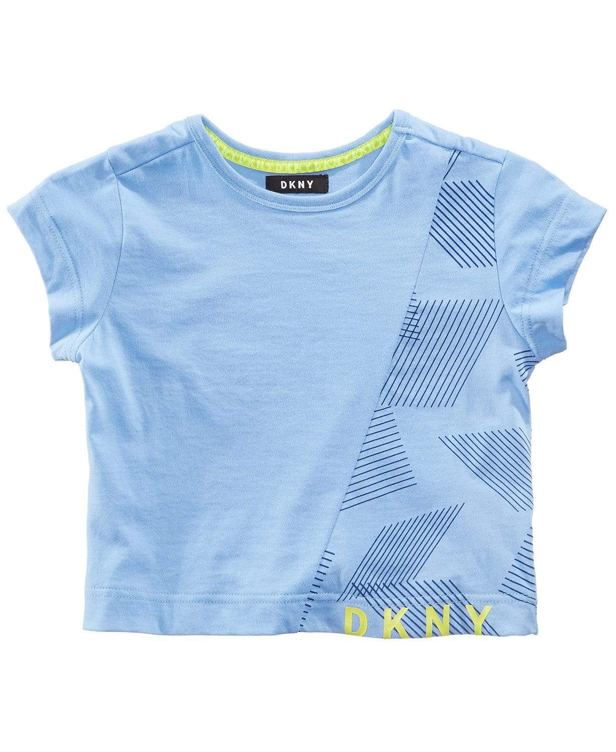 DKNY Apparel Kids - Asymmetrical Striped T