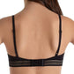 DKNY womens underwear Black / 34 D Classic Cotton Lace Trim Balconette Bra