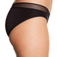 DKNY womens underwear Medium / Black Mesh Trim Panties