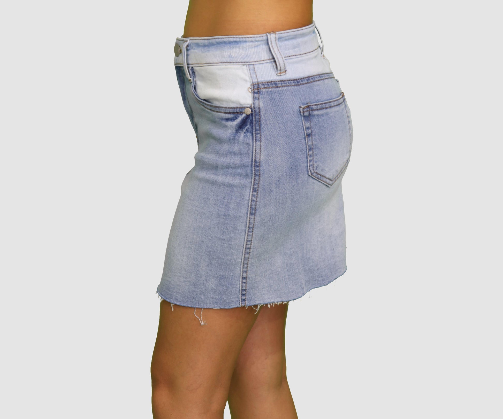DOLLHOUSE Womens Bottoms XL / Light Blue / F08 DOLLHOUSE - Casual Skirt Jeans