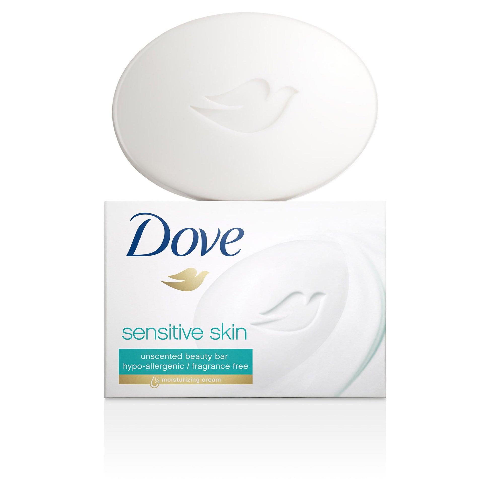 Dove Personal Care DOVE - Unscented Beauty Soap Bar for Sensitive Skin