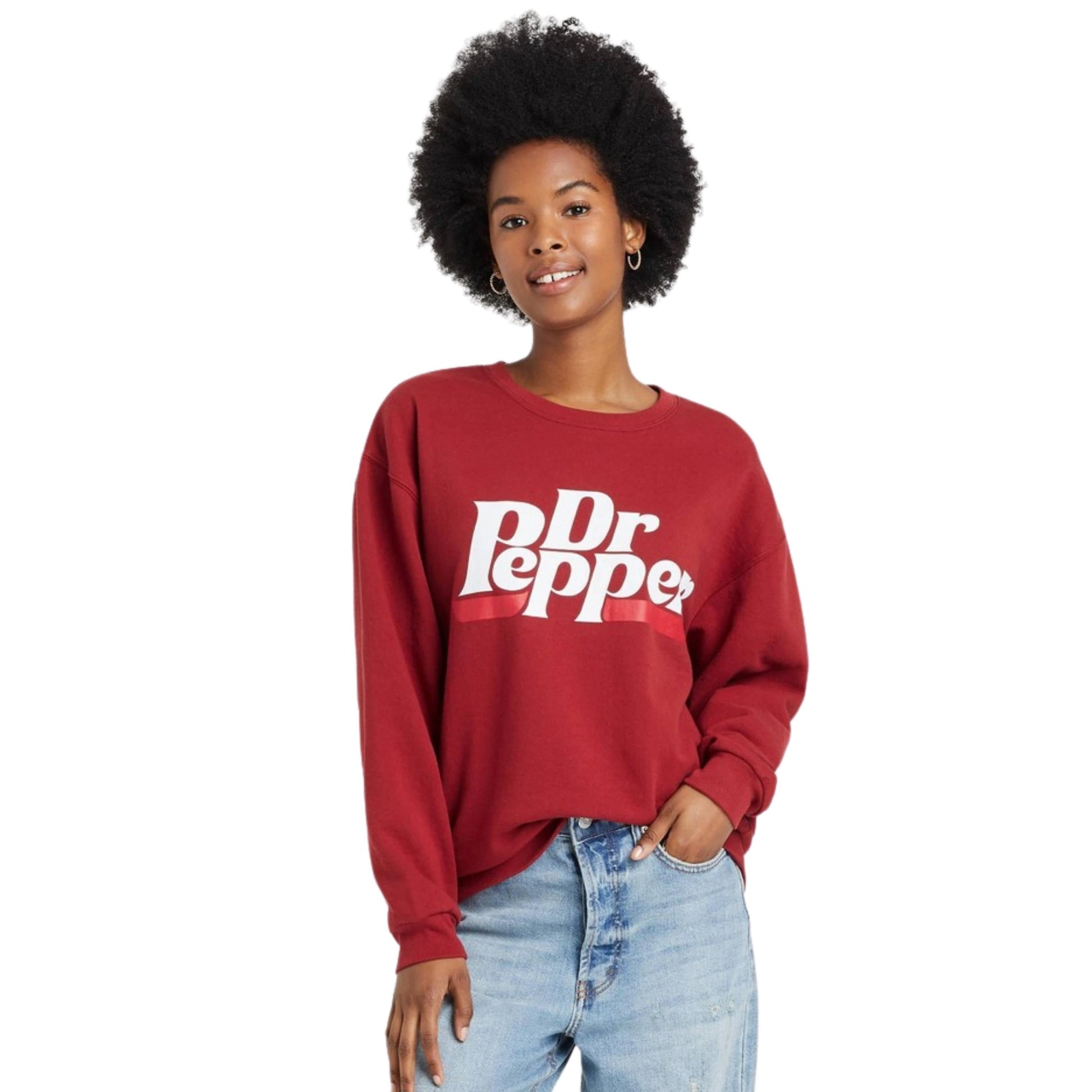 DR PEPPER Womens Tops XXL / Red DR PEPPER - Casual Blouse