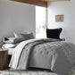 Ellen Degeneres Comforter/Quilt/Duvet Full/Queen - 229cm x 229cm / Grey Marina Quilt