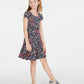 EPIC THREADS Girls Dress S / 6Years / Multi-Color EPIC THREADS -  Heart-Print Fit & Flare Dress