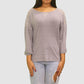 Faded Glory Womens Tops Large / Grey Long Sleeve Top