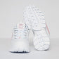Fila Kids Shoes 35 / White/Pink Disruptor II Metallic Sneaker
