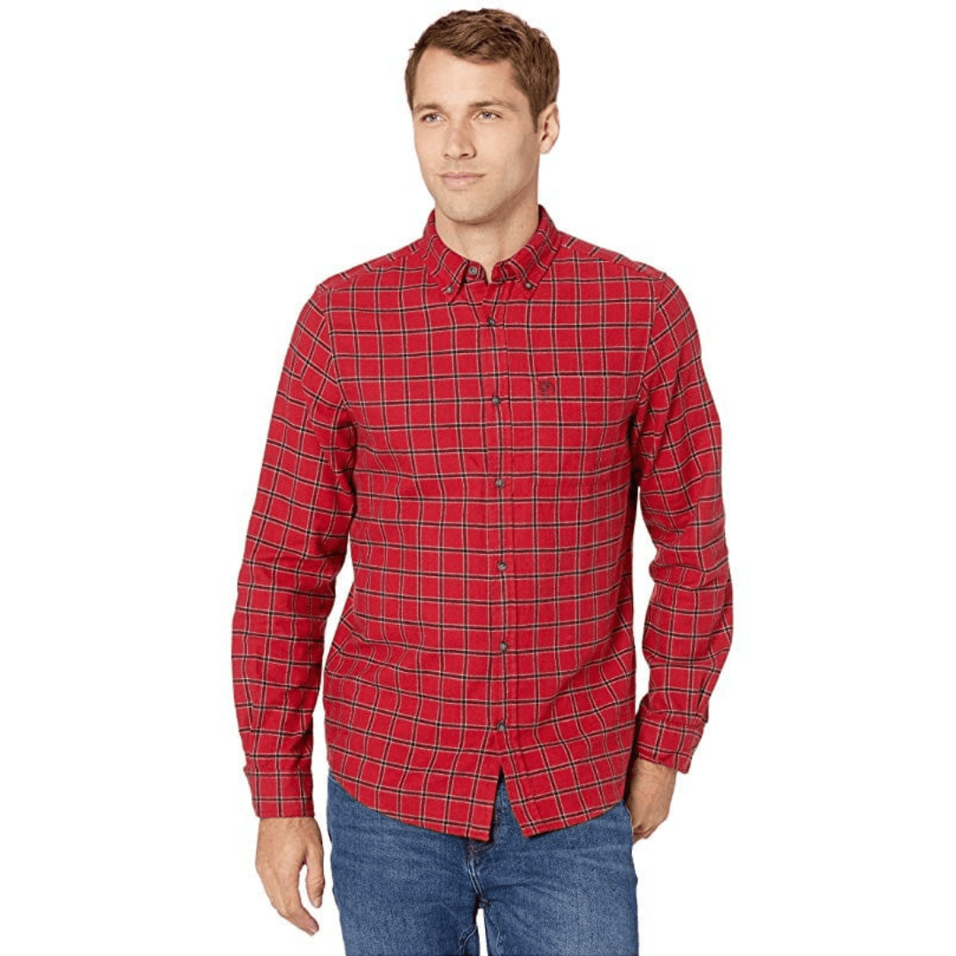 FJALLRAVEN Mens Tops M / Red FJALLRAVEN - Flannel Shirt