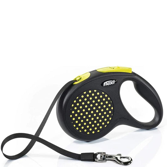 FLEXI Pet Accessories S / Yellow FLEXI - New Classic Retractable Dog Leash -5 Meters- Suitable Weight Under 12KG