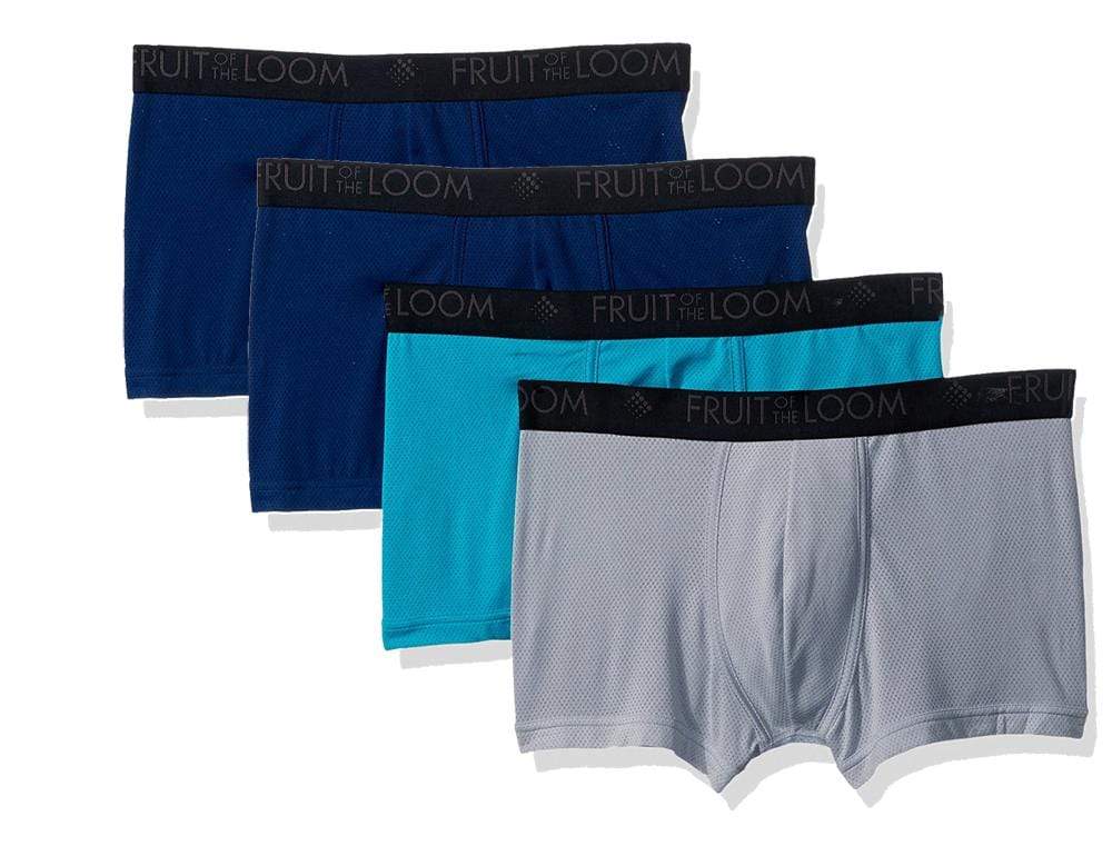 FRUIT OF THE LOOM Mens Underwear M / Multi-Color FRUIT OF THE LOOM - Leg boxer briefs - 4Pieces