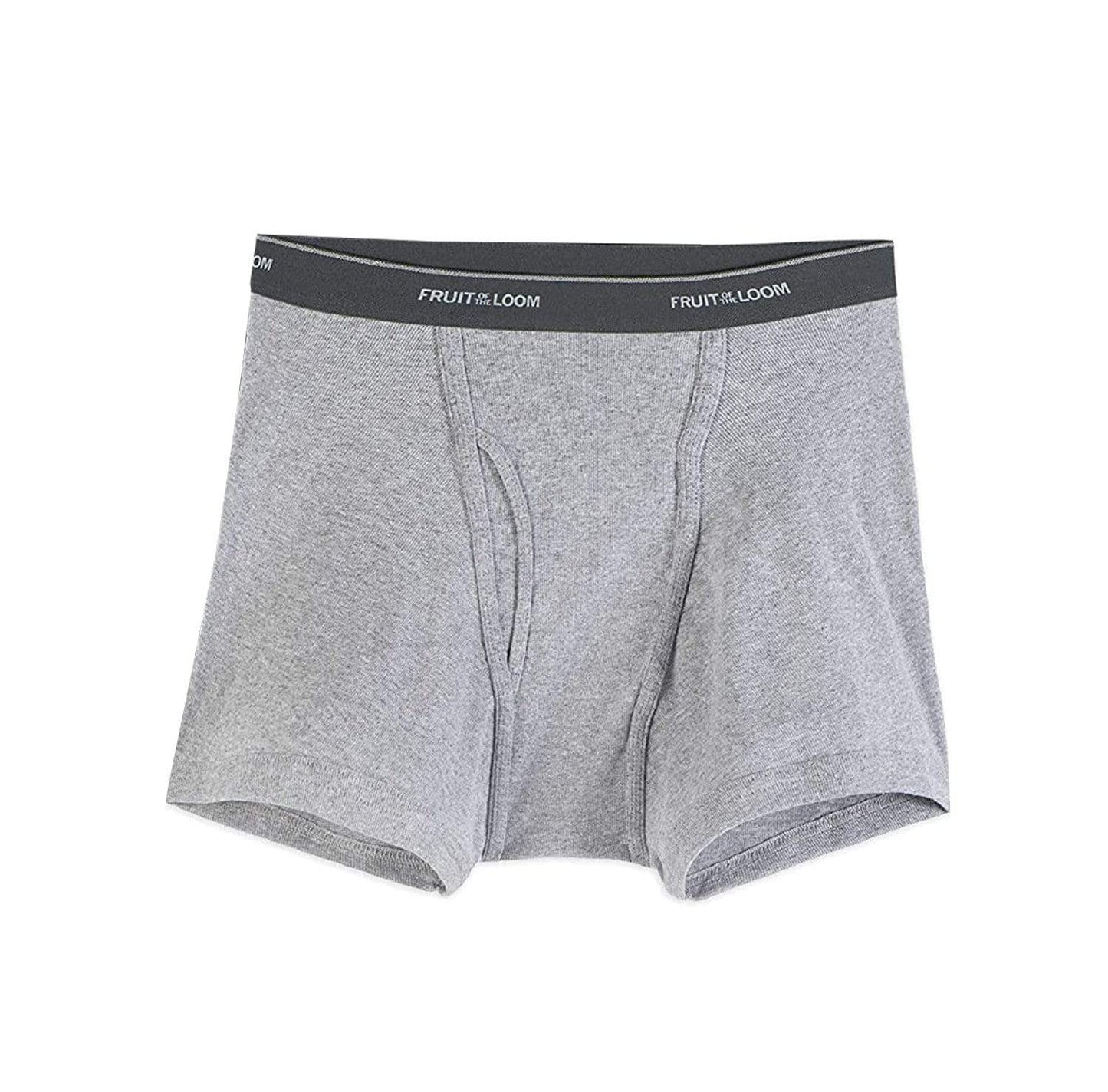 FRUIT OF THE LOOM Mens Underwear XL / Grey FRUIT OF THE LOOM - Short Leg Boxer