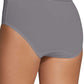 FRUIT OF THE LOOM womens underwear Medium / Grey Everlight Low-Rise Panties