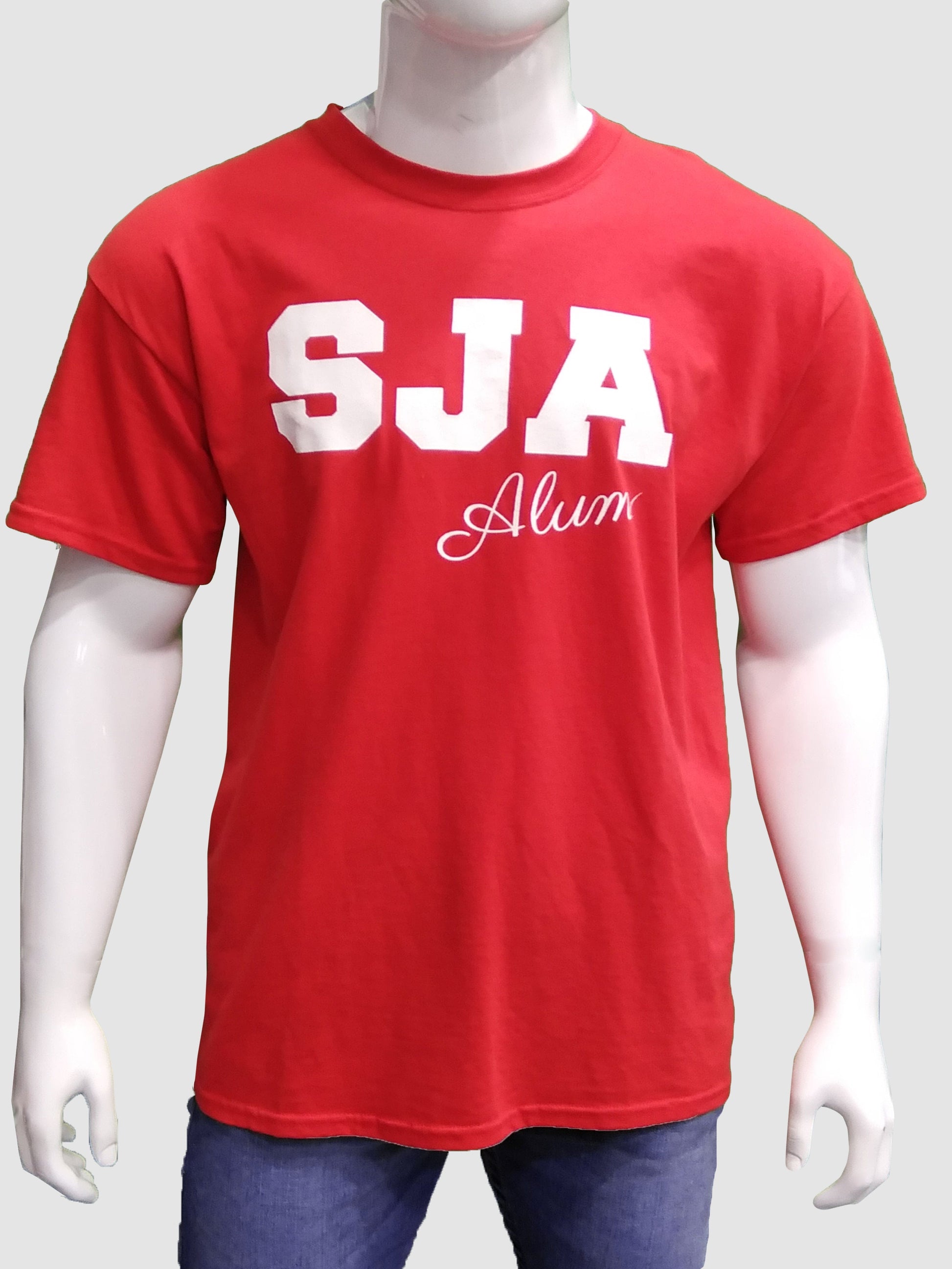 Gildan Mens Tops Large / Red Short Sleeve T-Shirt