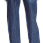 GLORIA VANDERBILT Womens Bottoms 10 Petite / Blue GLORIA VANDERBILT - Amanda Classic Fit Tapered Denim Pants