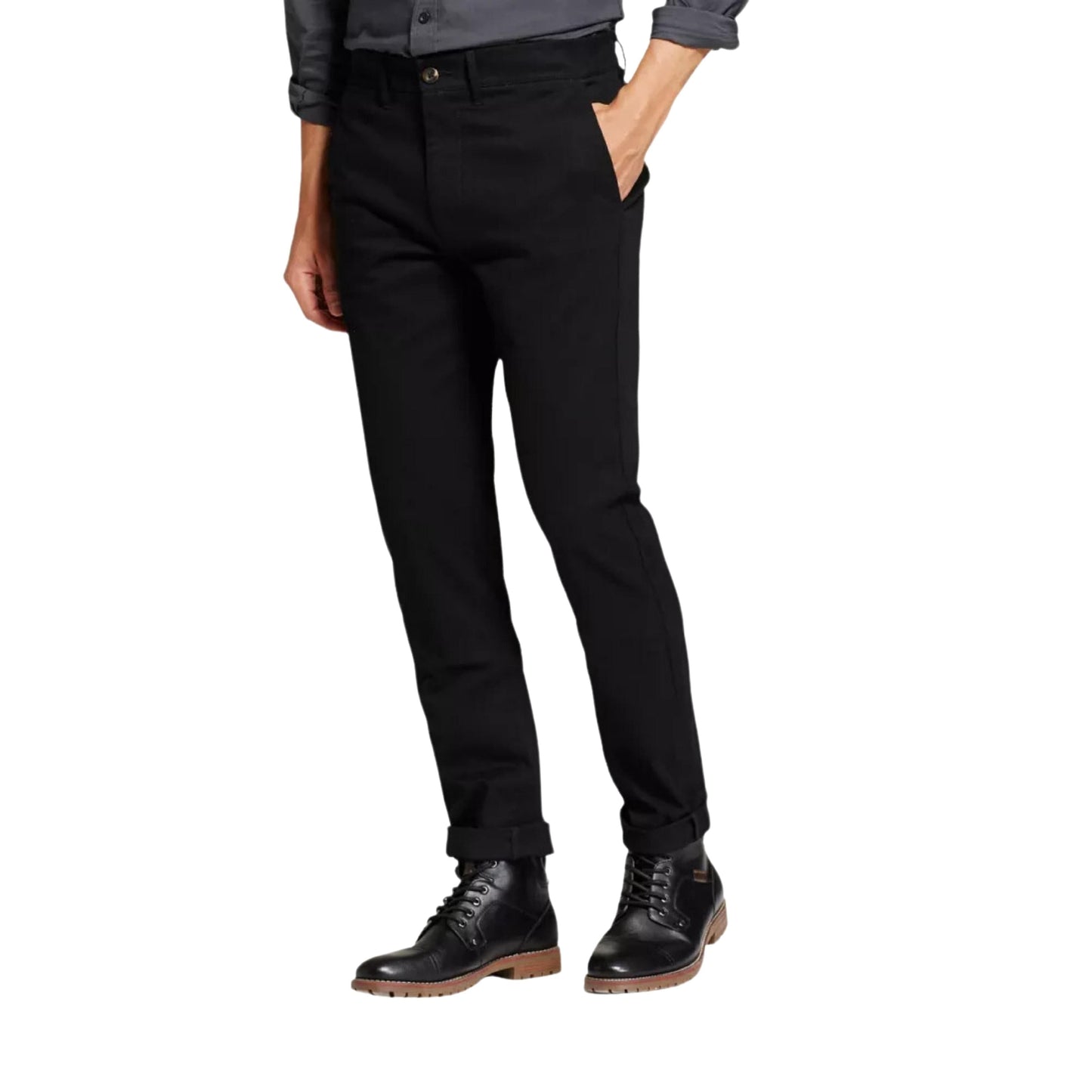GOODFELLOW & CO Mens Bottoms S / Black GOODFELLOW & CO - Slim Fit Hennepin Chino