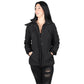 GUESS Womens Jackets XS / Black GUESS - Black Hooded Jackets