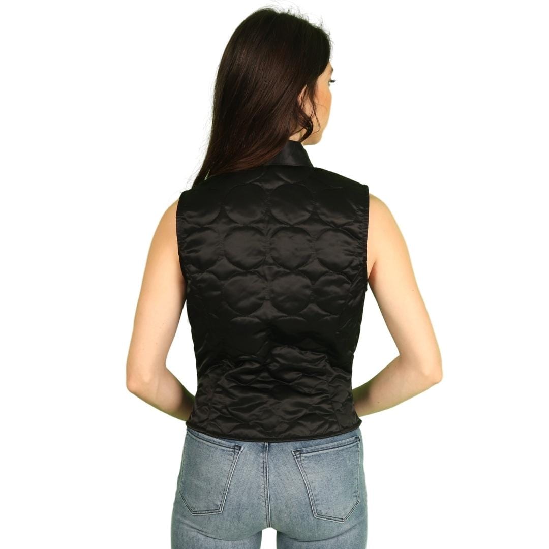 GUESS Womens Jackets M / Black GUESS - Zipper Casual Vest